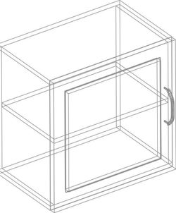 Шкаф настенный однодверный "Филадельфия" ДФ-03