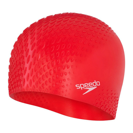 Шапочка для плавания SPEEDO Bubble Cap,8-139546446, красный