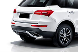 Защита заднего бампера (нержавейка) Zotye Coupa (2013-2023) d57 скоба