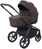Детская коляска Rant Flex Therm Soft 3 в 1 с автокреслом Cruise Black Shine Brown