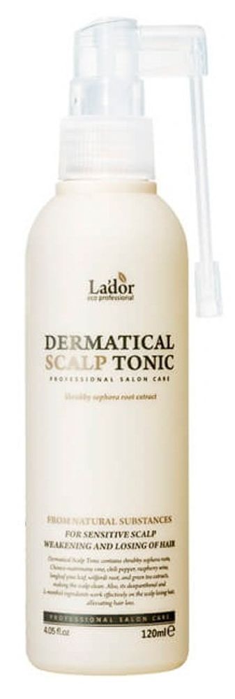 Тоник для кожи головы против выпадения волос La&#39;dor Dermatical Scalp Tonic, 120 мл