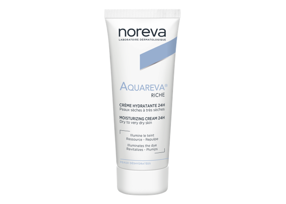 NOREVA Увлажняющий крем для сухой кожи лица Aquareva 24H Moisturising Cream Rich Textured 40 мл