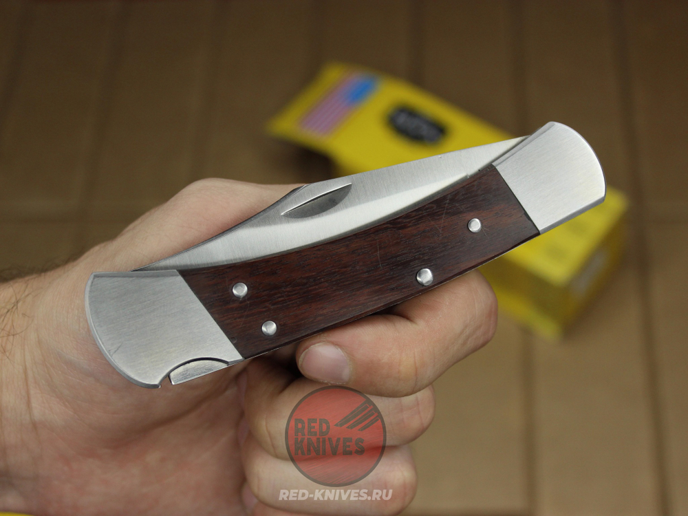 Нож BUCK Folding Hunter 110 - рукоять дерево 0110BRS