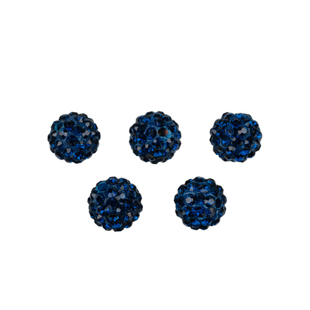 Бусина "Zlatka" пластик BWM-10 10 мм 5 шт СК/Распродажа