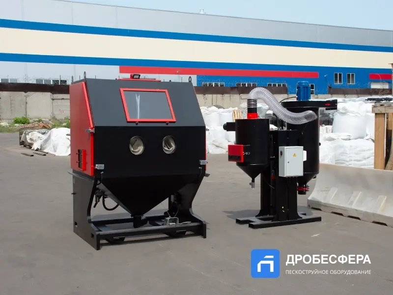 Пескоструйная камера PST КСО-135-И-ФВР-М с боковой загрузкой