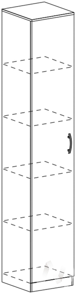 Пенал ПН 301 Гостиная Макарена (венге/белфорт)