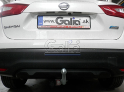 Фаркоп оцинкованный Galia N054A для Nissan Qashqai 2007-2014, Qashqai 2 2014-(паспорт и сертификат в комплекте)(без электрики)