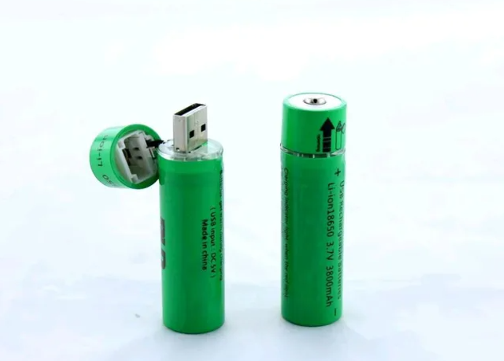 Аккумулятор 18650 -3800mAh MRM A4014 USB зарядка (1шт)
