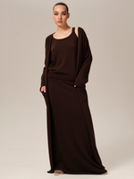 C0385-03 Кардиган темно-коричневый dbr (L-XL/164)