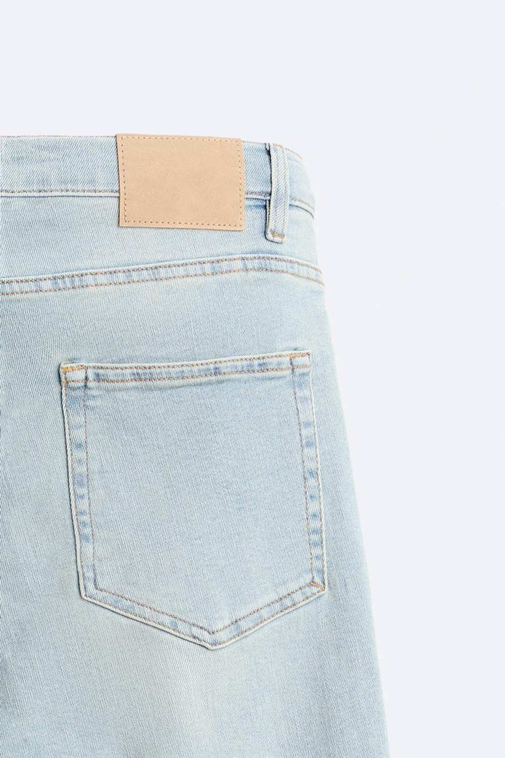 ZARA ДЖИНСЫ SKINNY FIT, ГОЛУБОЙ