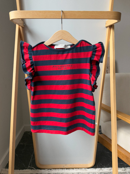 Хлопковая футболка Philosophy di Lorenzo Serafini, 128