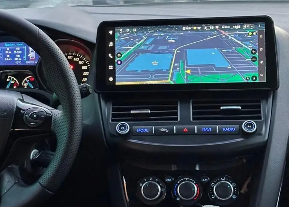 Магнитола для Ford Focus 3 2011-2019 - Carmedia KP-F1201-S10 монитор 12.3", Android 12, 4Гб+64Гб, CarPlay, 4G SIM-слот