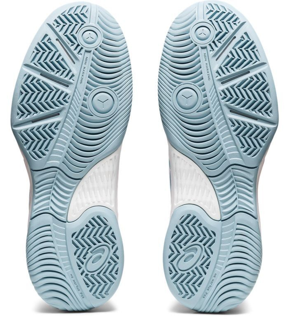 Женские Кроссовки теннисные Asics Gel-Game 8 - white/smoke blue