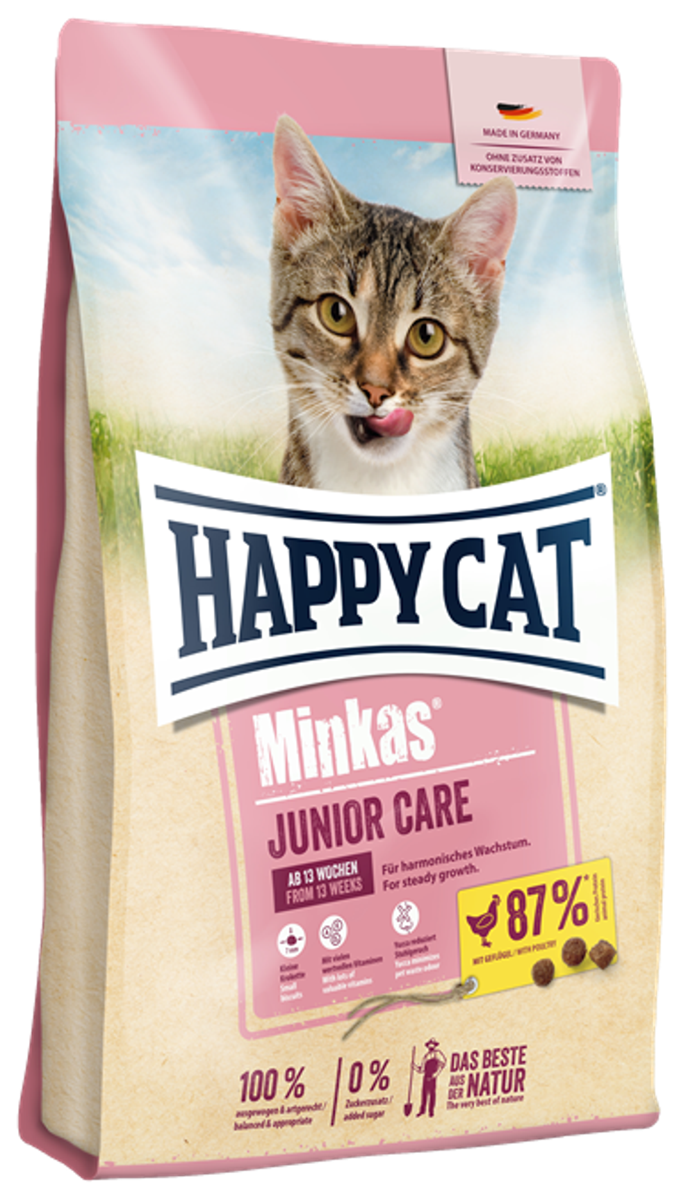Happy Cat Minkas Junior Care (птица)