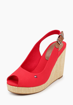 Босоножки женские TOMMY HILFIGER ICONIC ELENA SLING BACK WEDGE