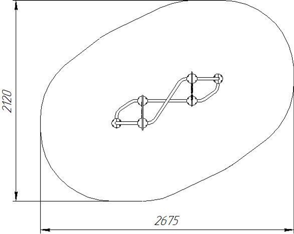 Детский спортивно-игровой комплекс для улицы серия "Сфера" Romana 057.14.00