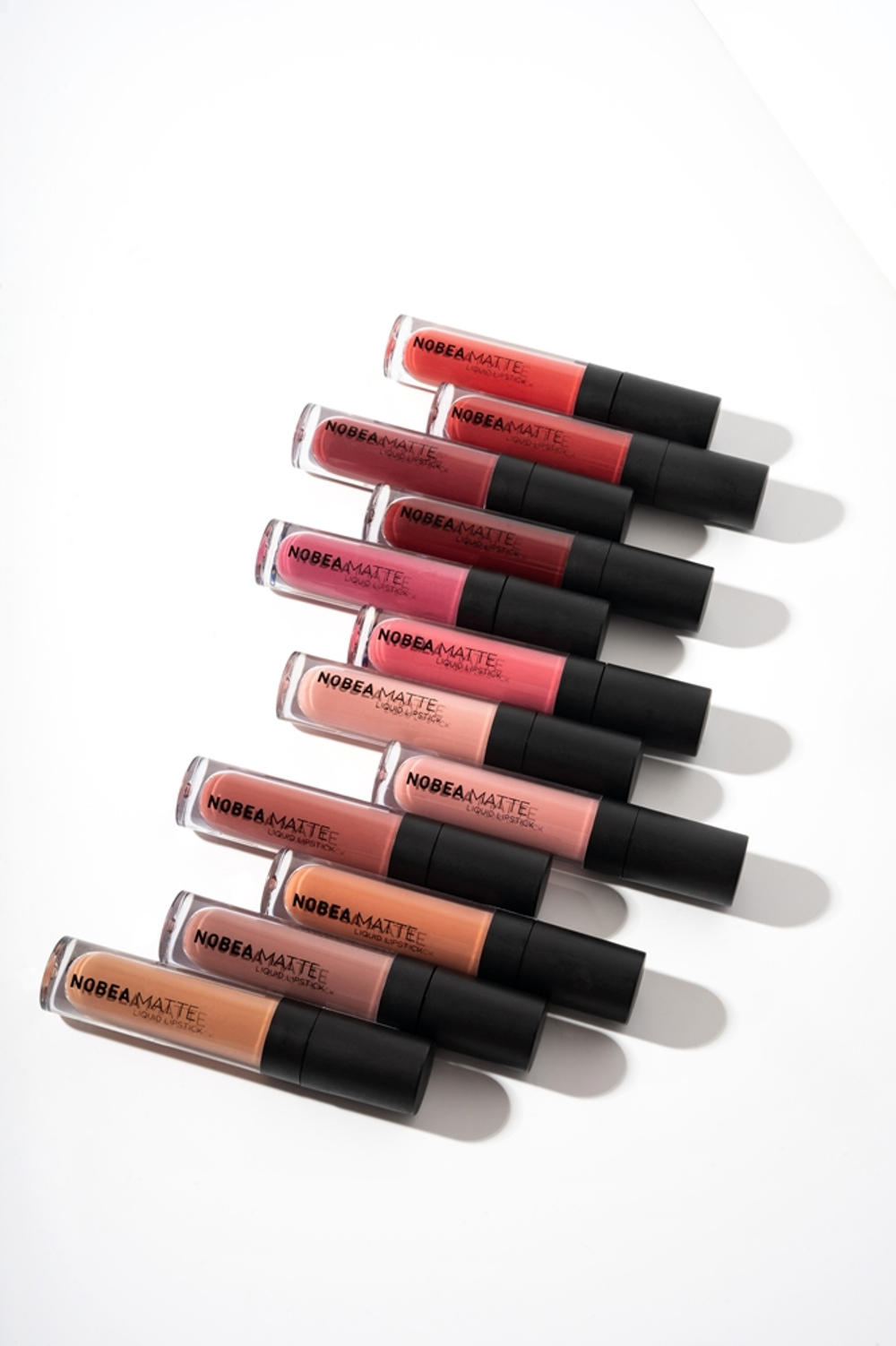 NOBEA Day-to-Day Matte Liquid Lipstick - Матовая жидкая помада оттенок Cool Pink #M01, 7 ml