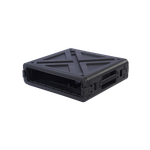 Ударопрочный пластиковый Рэковый кейс 2 юнита KZCASE@RACK2U