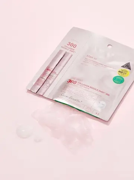 VT Cosmetics Двухступенчатая тканевая маска с микроиглами и коллагеном Collagen Reedle Shot 300 2step Mask 1.5+25 гр