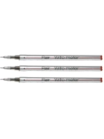 Стержень шариковый "WRITO-METER" 0.5 мм красный, 3 шт