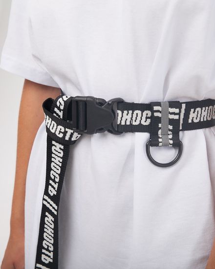 Ремень ЮНОСТЬ «Statement»  160см 38мм Черный