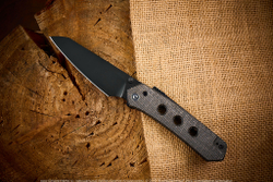 Нож Civivi Vision FG C22036-3 сталь Nitro-V Black рукоять Dark Green Canvas Micarta
