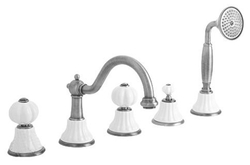 Смеситель на борт ванны на 5 отв. Migliore Olivia ML.OLV-5880.BI.CR