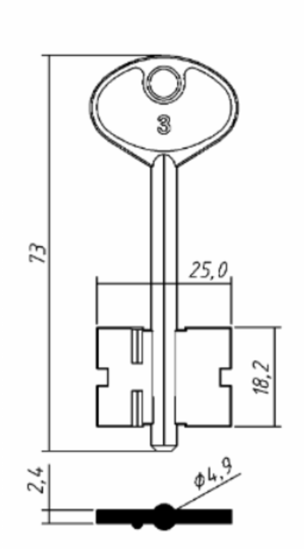 Заготовка дверняк КЕРБЕРОС 3