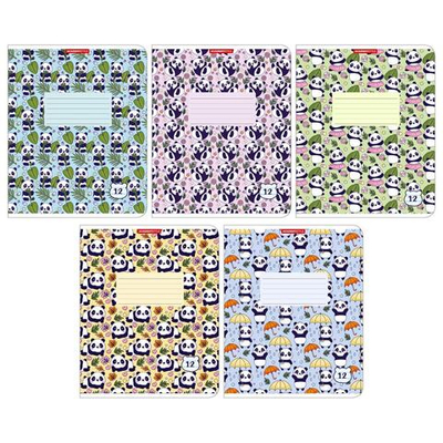 Тетрадь А5 12л линия "Панда" (Академия Групп)