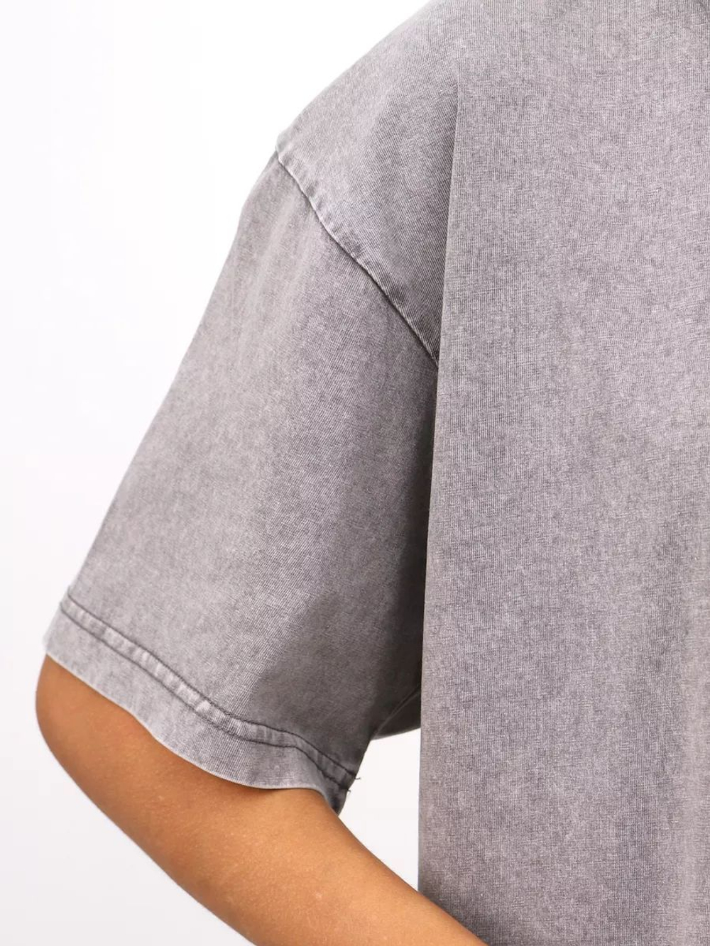 Футболка варенка с принтом оверсайз удлиненная