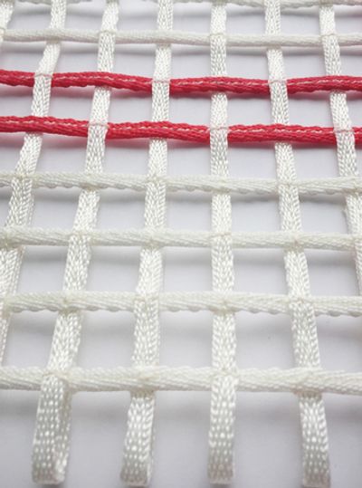 Сетка для батута соревновательная - плетеная прошитая тесьма (4х4мм) - Мегатрамп-размер