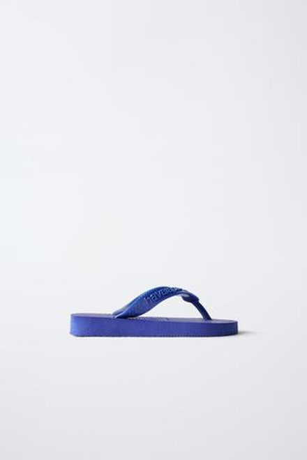 ZARA X HAVAIANAS ® САНДАЛИИ, СИНИЙ