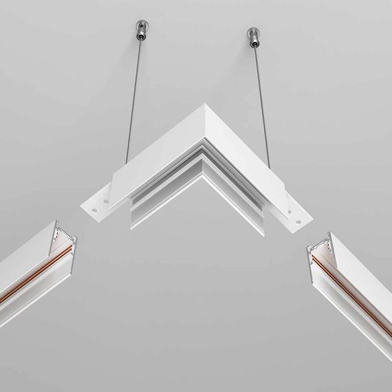 Коннектор угловой Maytoni Technical Exility TRA034HCL-41W