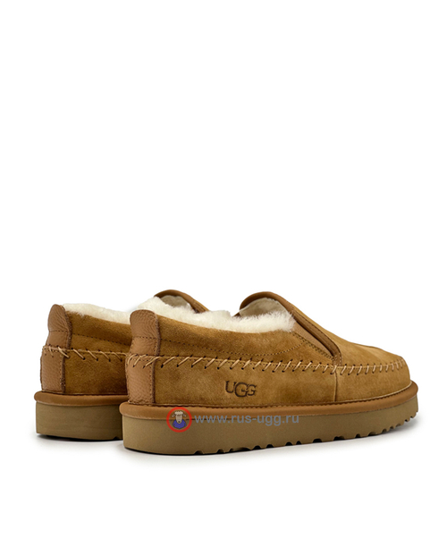 UGG STITCH SLIP on Chestnut