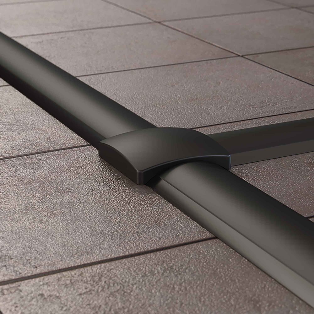 Напольный канал 50х12 мм CSP-F, черный