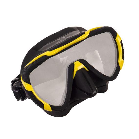 Маска Scorpena Miami черно-желтая