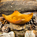 Деревянная квадратная тарелка Art of Siberia-чаша из древесины кедра. T45