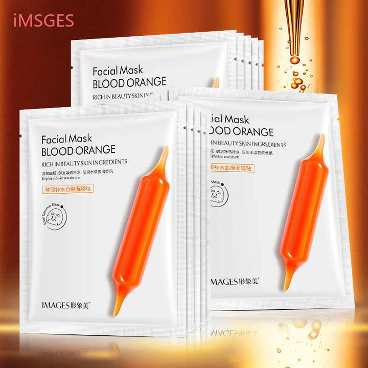 Маска для лица Images Blood Orange антивозрастная c экстрактом цитруса, тканевая, 25 мл