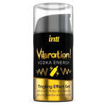 Жидкий интимный гель с эффектом вибрации INTT Vibration! Vodka Energy 15мл