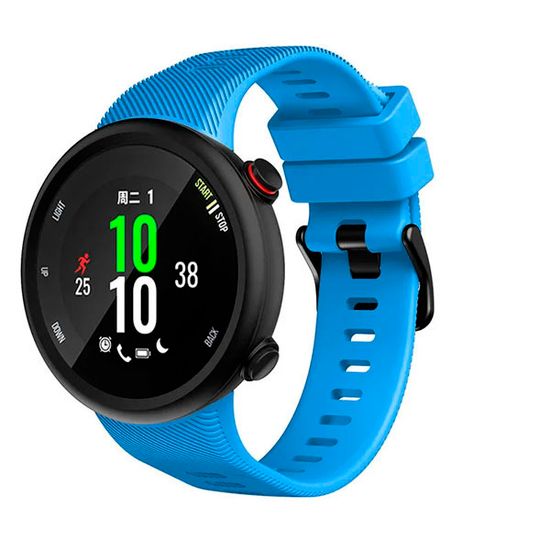 Ремешок для Garmin Forerunner 45 / Garmin SWIM 2 силиконовый (Голубой)