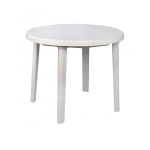 Стол 900х750мм круглый (бежевый)