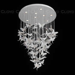 Люстра Cloyd TROPICA C9 / выс. 120 см - керамика - белый (арт.11531)