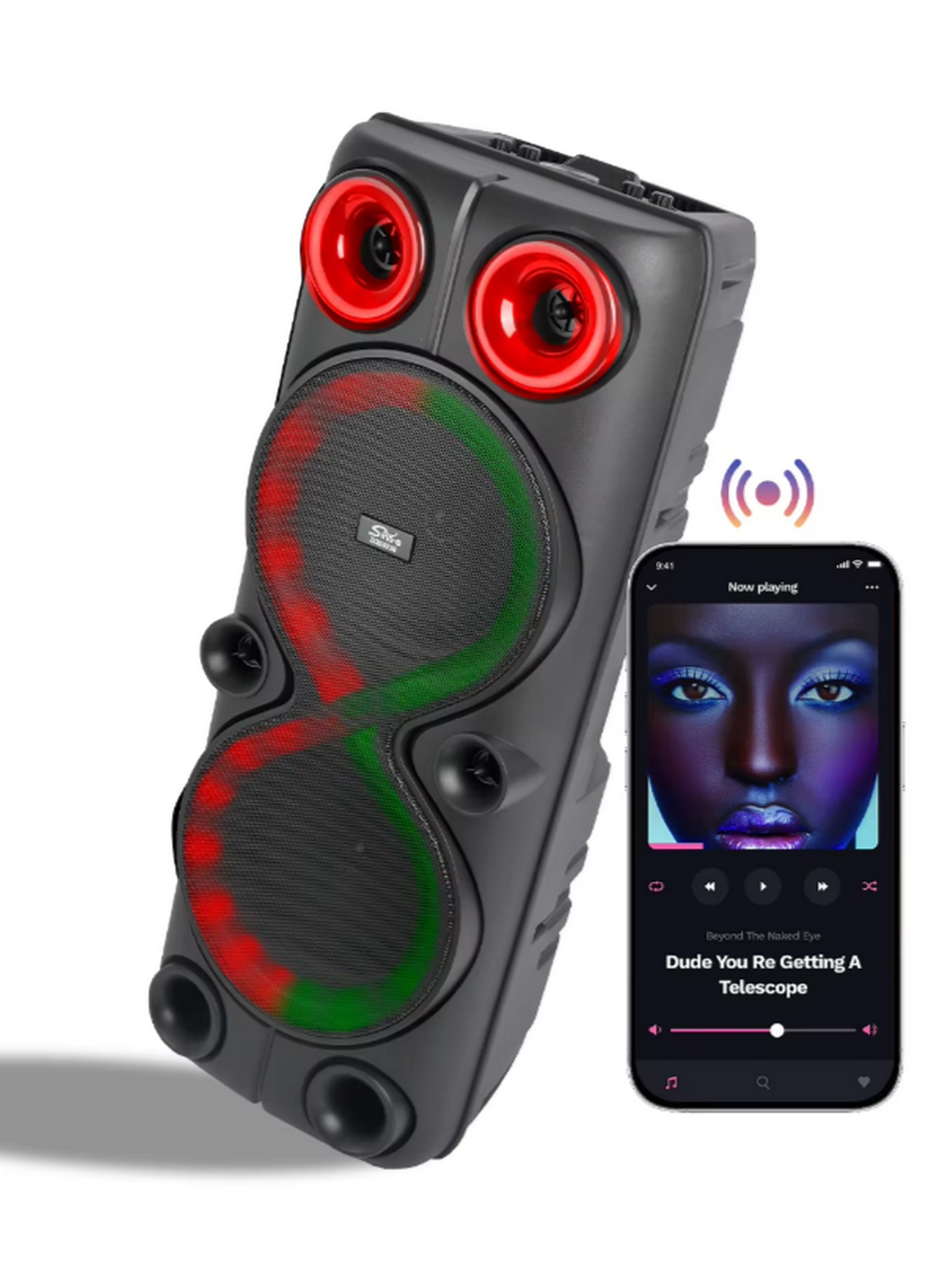 Напольная колонка Sing-e ZQS-8238 (8"40W/4.5A/+бесп.микрофон)