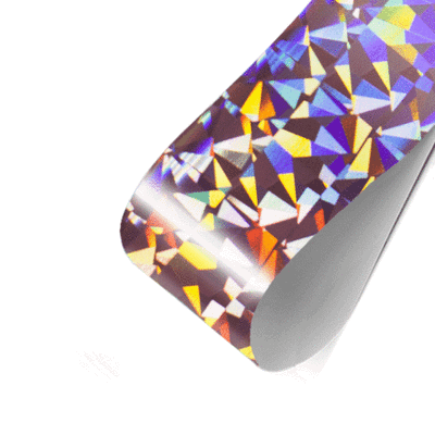 Фольга с крупным переливом "Розовая"