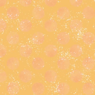 Оранжевые акварельные горошки