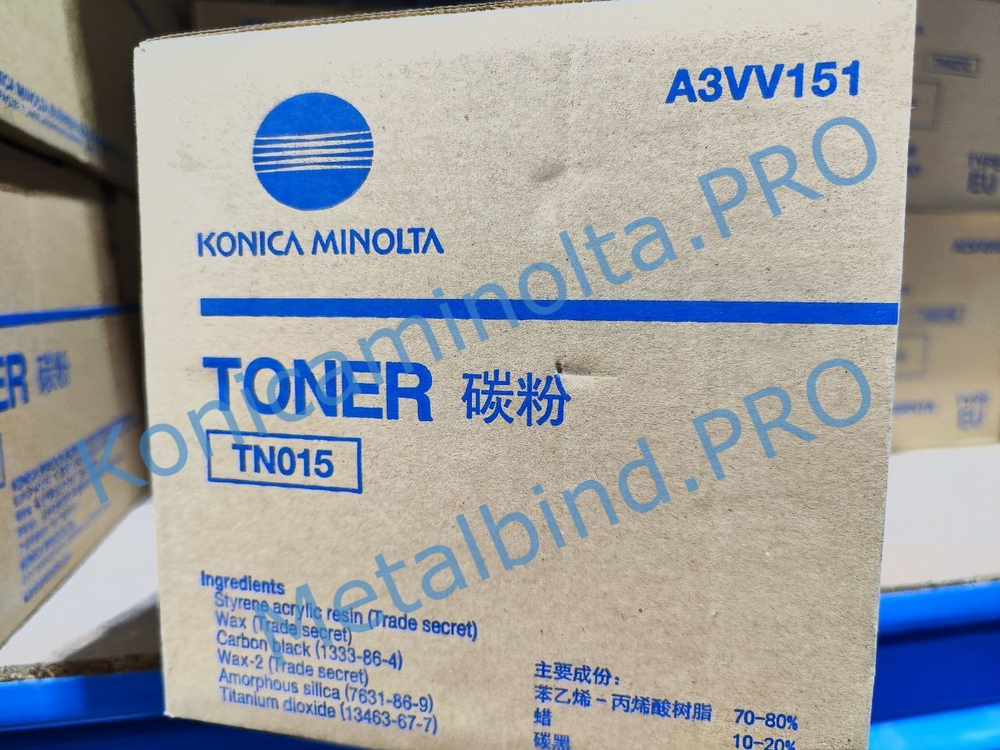 Тонер TN-015K Konica Minolta оригинальный черный A3VV151