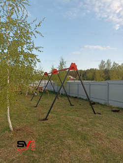 Монтаж уличных качелей Sv Sport Maxi х 2