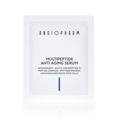 ANGIOPHARM МУЛЬТИПЕПТИДНАЯ ОМОЛАЖИВАЮЩАЯ СЫВОРОТКА, 3 мл | MULTIPEPTIDE ANTI AGING SERUM
