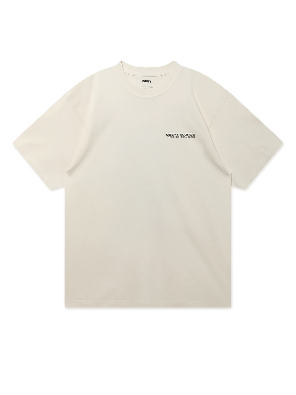 Мужская Футболка Obey To New Friends And Old