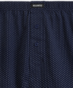 Мужские трусы боксеры Atlantic, набор из 2 шт., хлопок, кобальт + тёмно-голубые, 2MBX-079